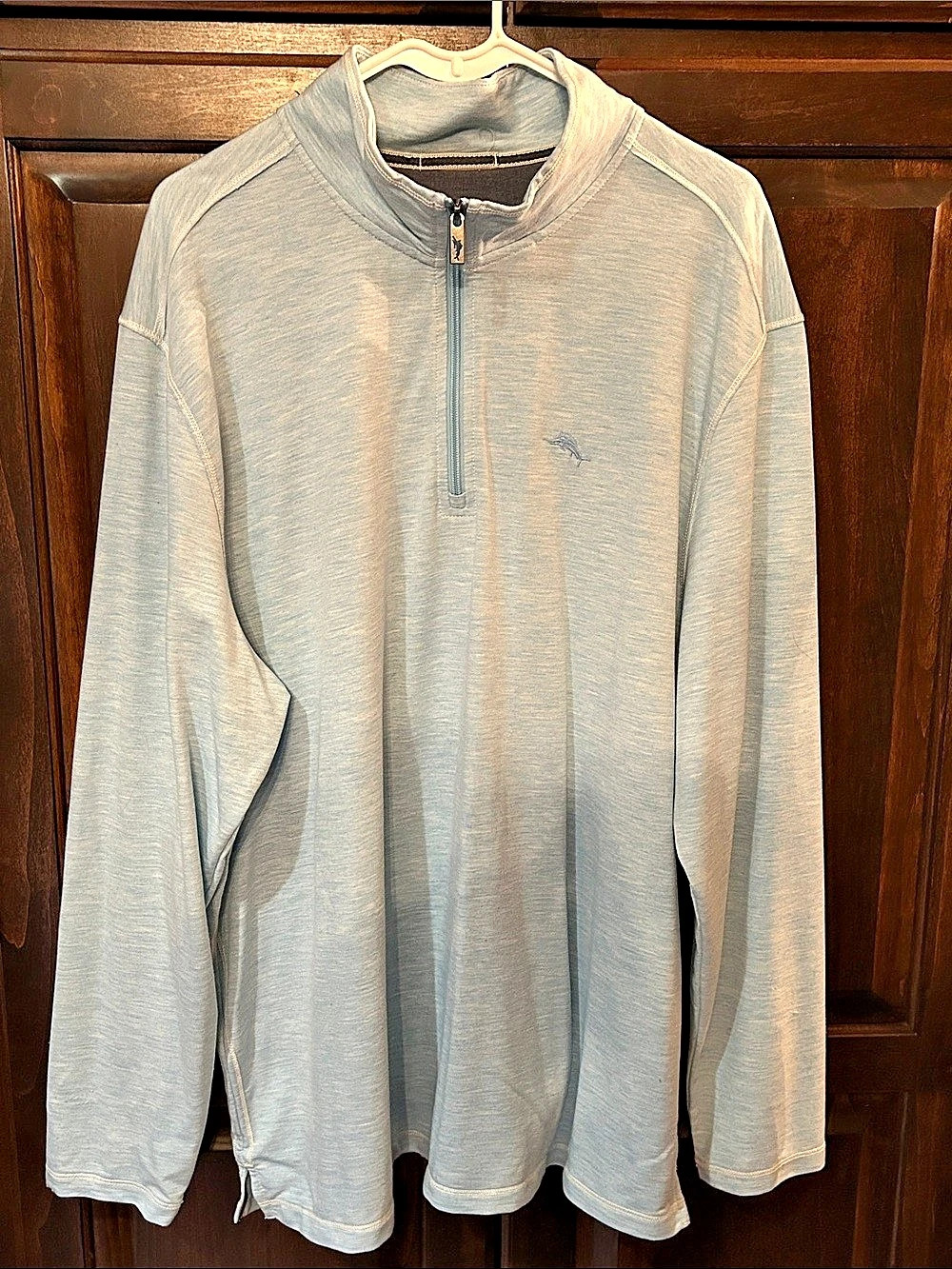 Tommy Bahama Coasta Vera Half Zip Pullover Blue XXL